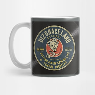 Look for the Dizgraceland label Mug